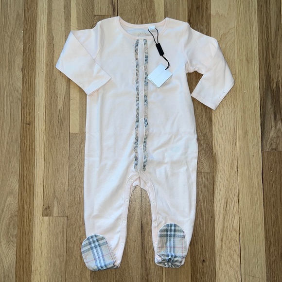Burberry One Pieces Burberry Baby Onesie Size 9m Poshmark